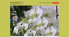 Desktop Screenshot of bayberryflowers.net